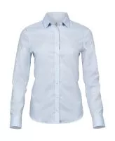 Ladies Stretch Luxury Shirt Light Blue