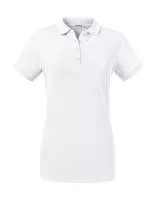 Ladies` Tailored Stretch Polo Fehér