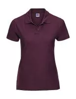 Ladies` Ultimate Cotton Polo Burgundy