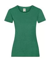 Ladies Valueweight T Heather Green