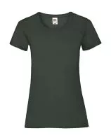 Ladies Valueweight T Bottle Green