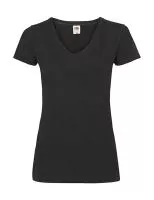 Ladies Valueweight V-Neck T Black