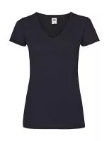 Ladies Valueweight V-Neck T Deep Navy