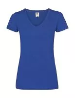 Ladies Valueweight V-Neck T Royal Blue