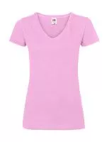 Ladies Valueweight V-Neck T Light Pink