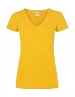 Ladies Valueweight V-Neck T Sárga