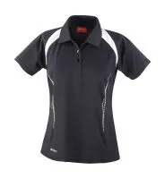 Lady Spiro Team Spirit Polo Black/White