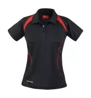 Lady Spiro Team Spirit Polo Black/Red