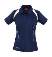 Lady Spiro Team Spirit Polo Navy/White