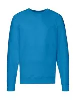 Lightweight Raglan Sweat Azure Blue