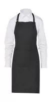 LISBON 100% Cotton Bib Apron Black