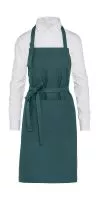 LISBON - Organic Heavyweight Bib Apron with Pocket Enamel Blue