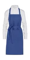 LISBON - Organic Heavyweight Bib Apron with Pocket Royal Blue