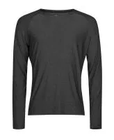 Long Sleeve CoolDry Tee Black Melange