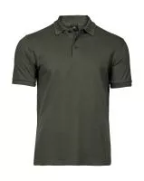 Luxury Stretch Polo Deep Green