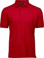 Luxury Stretch Polo Piros