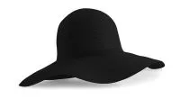 Marbella Wide-Brimmed Sun Hat Black