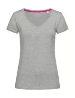 Megan V-neck Grey Heather 