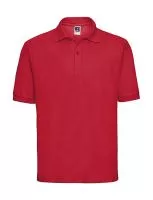 Men`s Classic Polycotton Polo Bright Red