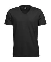 Men`s Fashion V-Neck Sof Tee Dark Grey