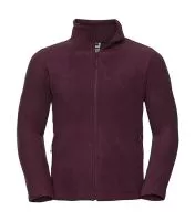 Men`s Full Zip Outdoor Fleece Burgundy