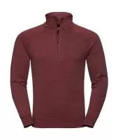 Men`s HD 1/4 Zip Sweat Maroon Marl