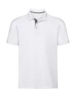 Men`s HD Raglan Polo Fehér