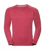 Men`s HD Raglan Sweat Red Marl