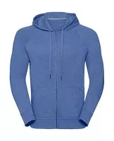 Men`s HD Zipped Hood Sweat Blue Marl