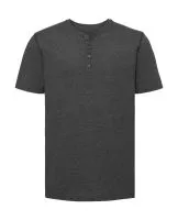 Men`s Henley HD T Grey Marl