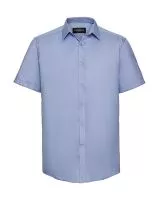 Men`s Herringbone Shirt Light Blue