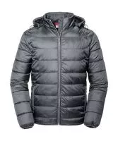 Men`s Hooded Nano Jacket Iron Grey