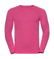 Men’s Long Sleeve HD T Pink Marl