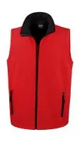 Men`s Printable Softshell Bodywarmer Red/Black