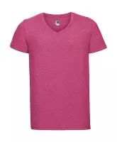 Men’s V-Neck HD T Pink Marl