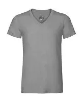 Men’s V-Neck HD T Silver Marl