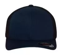 Mesh Cotton Twill Trucker Cap Navy