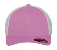 Mesh Trucker 2-Tone Cap Pink/White