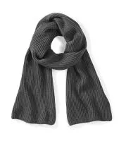 Metro Knitted Scarf Smoke Grey