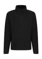 Micro Zip Neck Fleece Black