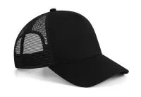 Microknit Snapback Trucker Black