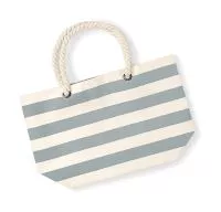 Nautical Beach Bag Natural/Grey