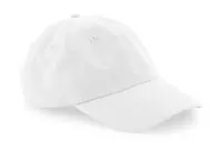 Organic Cotton 6 Panel Dad Cap Fehér