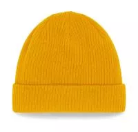 Organic Cotton Beanie Mustard