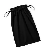 Organic Cotton Drawcord Bag Black