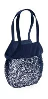 Organic Cotton Mesh Grocery Bag Navy