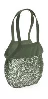 Organic Cotton Mesh Grocery Bag Olive Green