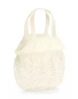 Organic Cotton Mini Mesh Grocery Bag Natural