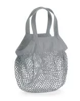 Organic Cotton Mini Mesh Grocery Bag Pure Grey