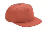 Organic Cotton Unstructured 5 Panel Cap Terracotta